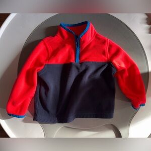 OshKosh B'gosh Neon Pink and Navy Fleece Hoodie